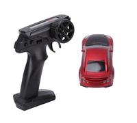 Dilwe Coche RC, Coche de Control Remoto de 2,4 GHz con Luces LED y Niebla Pulverizada, Neumáticos de Deriva y Carreras para Niños, Niños Adultos, Velocidad Máxima 18 Km/h