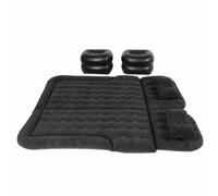Dilwe Colchón de Aire para Coche, Colchón de Aire Flocado de PVC para SUV, 174 X 126 Cm, con Bomba de Eléctrica, Almohadilla para Dormir de Viaje Engrosada para el Asiento Trasero del Coche,