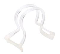 Dilwe Colimador de de Violín, Guía de Práctica de con Base Protectora de Silicona para Violines de Estudiantes de Tamaño 1/4 1/8 1/10 (WHITE)