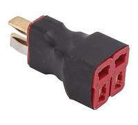 Dilwe Conector adaptador paralelo en T, 1 macho a 2 hembra, conector paralelo, batería de lipo RC, piezas de coche UtEle modelo de juguete juguete