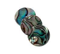 Dilwe Conjunto de Botones de Dedo del Dedo de Trompeta de 3pcs, Shell Abalone, Adecuado para la Mayoría de las Trompetas de Reemplazo y Reparación del Botón del Dedo