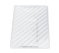 Dilwe Cortador de Salchichas de Plástico con 15 Cuchillas Afiladas para Asar Uniformemente, Diseño Fácil de Empujar hacia Abajo para Barbacoa, Cocina para Acampar Al Aire Libre (Transparente)