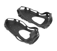 Dilwe Crampones para Escalada en Hielo de 24 Dientes, Empuñaduras Antideslizantes con Púas para Zapatos de Nieve, Botas de Senderismo, con Caucho TPE de Acero Inoxidable para