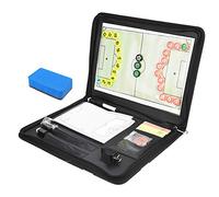 Dilwe Cuadros tácticas Plegable árbitro Placa magnética Plegable Entrenador Set Completo Carpeta Cuaderno estratégico para fútbol Baloncesto Voleibol Hand-Ball Entrenamiento competición
