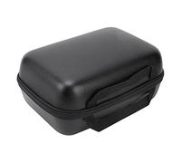 Dilwe Cubierta de Carrete de Pesca Box/Cover de Carrete Giratorio Caja de Almacenamiento Protector de Cuero PU PU con Interior de Esponja a Prueba de Choque para Accesorios de Pesca Viaje (L)