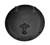 Dilwe Cubierta de Escotilla 8 Pulgadas Barco Kayak con Bolsa Impermeable Rojo Kit de Placa de Cubierta y 8 Piezas de Tornillos Compatibles Deportes Acuáticos Remar