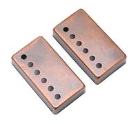 Dilwe Cubierta de Pastilla de Guitarra de Bronce, Material de Cobre Premium, Rasguño para Guitarristas Eléctricos, 2 Piezas