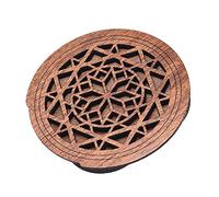 Dilwe Cubierta para Orificio de Sonido de Guitarra, Bloqueador de Retroalimentación y Protector de Madera de Caoba para Guitarras Folk Acústicas, con Borde de Espuma Suave y Diseño de (6)