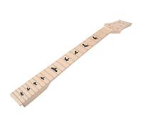 Dilwe Cuello de Guitarra Eléctrico 22 Fret de Reemplazo de Madera de Arce Barra de Armadura de Superficie Lisa Ajustada para Entusiastas de la Guitarra