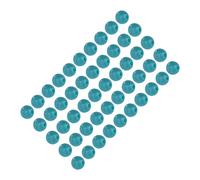 Dilwe Cuentas de Goma de Choque, Cuentas de Aparejo de Pesca de Carpa, Gel de sílice Suave 50 unids/Set para Proteger la Cabeza de la caña y la boya(Verde)