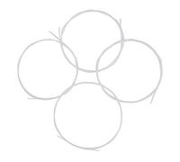 Dilwe Cuerdas de Nailon para Ukelele, Juego de 4 Piezas para Reemplazo de Uke Tenor de Concierto Soprano, Opción de 3 Colores (WHITE)