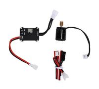 Dilwe de Motor sin Escobillas RC Crawler A Escala 1/24, Motor de Alto par de 3500 KV y ESC de 25 A con Potencia Lineal y Protección de bajo Voltaje