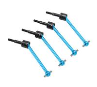 Dilwe Eje de Transmisin RC CVD, 4 Piezas de Aleacin de Aluminio RC Car Drive Shaft para TT02B 1/10 Car Upgrade Parts (Azul