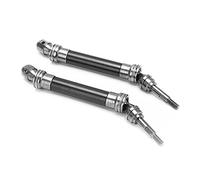 Dilwe Eje de Transmisión Delantero RC, Conjunto de Eje de Transmisión Delantero CVD de Acero Desmontable para Coche Slash 1/10 RC (Black)