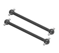 Dilwe Eje Impulsor de RC Coche, 2Pcs Vehículo de Control Remoto Metal Dog Bone Eje de Transmisión para HIMOTO 1/10 Escala RC Accesorio del Coche (Negro)