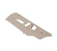 Dilwe Embellecedor de la Carcasa del Interruptor del Asiento Eléctrico Delantero, Bisel del Interruptor del Asiento Delantero ABS Gris, Protector contra el Polvo Panel Resistente Al Desgaste de