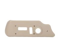 Dilwe Embellecedor de la Carcasa del Interruptor del Asiento Eléctrico Delantero, Bisel del Interruptor del Asiento Delantero ABS Gris, Protector contra el Polvo Panel Resistente Al Desgaste de