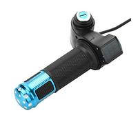 Dilwe empuñadura del Acelerador, Manillar con Pantalla LED indicadora de Voltaje y Potencia para Bicicletas motorizadas y Bicicletas eléctricas ()