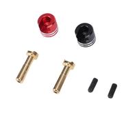 Dilwe Enchufe del Disipador de Calor RC, Accesorios del Coche RC, Conectores de Aleación de 2 Piezas, Tornillos de Agarre, Batería Tipo Banana de 4 Mm