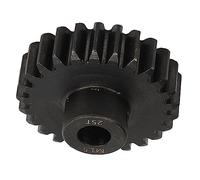 Dilwe Engranaje de coche RC M1.5, kit de engranajes de motor de acero con tornillo de fijación M5 con diámetro de orificio de 8 mm, para coche 6S 8S 1/5 RC (25T)