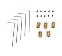 Dilwe Engranaje de Piñón de Latón 11T de 5 Uds, para Eje de Motor de 1,85mm Compatible con Piezas de Actualización de Coche 1/18 RC con Motor sin Escobillas 1621 2204