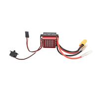 Dilwe ESC Cepillado 60A, Aleación de Plástico y Aluminio, Corriente Máxima 360A, Controlador de Velocidad de Coche 1/10 RC para HSP