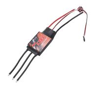Dilwe ESC sin Escobillas 80A, Controlador Electrónico de Velocidad para Lipo 3-7S con Protección contra Sobrecorriente para ala Fija, Quadcopter
