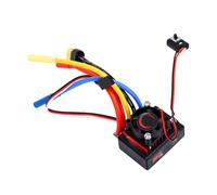 Dilwe ESC sin Escobillas, Controlador de Velocidad a Prueba de Agua 2 a 3S 80A con Modo de Interruptor BEC 6A, Conector XT60 Banana de 4,0 Mm para Motores RC 540 3650