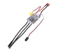 Dilwe ESC sin Escobillas, Controlador Electrónico de Velocidad RC 75A para Motores sin Escobillas 540 3650 3670 RC, Enchufe de Alimentación de Entrada Tipo T para Modelo de Coche