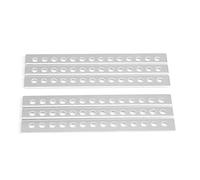 Dilwe Escaleras de RC, 2 Piezas de Placas de Recuperación de Escaleras de de Metal, Pista para Piezas de Modificación de Vehículos de Juguete Todoterreno a Escala 1/10