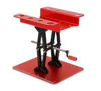 Dilwe Estación de Trabajo de Elevación Manual de Mantenimiento de RC 2.36 a 5.51 Stand de Trabajo de Reparación de Rango de Altura para Traxxas Arrma LOSI 1/10 1/8 RC de Escala (Negro Rojo)