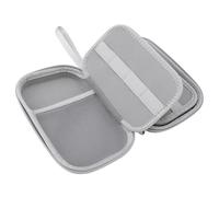 Dilwe Estuche Impermeable para 20 CAAS, Caja de Almacenamiento EVA para Clarinete de Saxofn con Bolsillo de Malla, Tamao Compacto, Ideal para Msicos (Grey