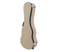 Dilwe Estuche Rígido para Ukelele, Caja Protectora de Transporte de 23 Pulgadas con Cerraduras Resistentes Chapadas en Cromo y Forro Suave, para Ukelele Estándar y Accesorios