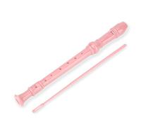 Dilwe Flauta del Grabador, 8 Agujeros Soprano Grabadora de Instrumentos Musicales con Barra de Limpieza para niños Principiantes(Rosa) Tocar Instrumentos Musicales Caña, Clarinete