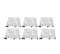 Dilwe Fondo de Pared Brillante, Paquete de 6 Paneles de Lentejuelas de PVC de 11,8x11,8 Pulgadas con Ganchos Incorporados para Bodas, Fiestas, Fotografía, Decoración Romántica (Silver)