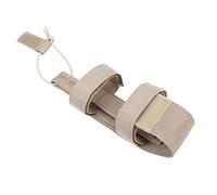 Dilwe Funda para Botella de Agua, Portabotellas de Nailon Portátil para Acampar con Correa Ajustable para el Hombro, para Senderismo, Viajes, Mochila, Bicicleta, Coche, Actividades (Caqui)