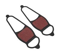 Dilwe - Funda para zapatos de nieve con arena gruesa, tacos de tracción antideslizantes de goma para caminar y correr sobre hielo, talla única para actividades al aire libre