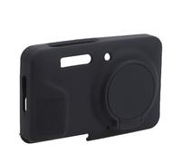 Dilwe Funda Protectora para Cámara, Funda de Silicona Suave con Cobertura Total y Fácil Acceso para FZ55, Ligera y Lavable para Viajes (Black)