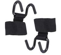 Dilwe Ganchos para Levantamiento de Pesas Soporte para Muñeca de Acero | Equipo de Entrenamiento de Levantamiento de Pesas, Cierre Fuerte para Seguridad, Sala de Fitness y Uso en Interiores,