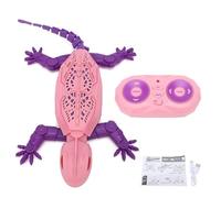 Dilwe Gecko Trepador de Pared, 2.4GHz Recargable, 3 Modos de Control, Coche Teledirigido para Trepar Paredes con Luces LED. (Rosado y Morado)
