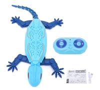 Dilwe Gecko Trepador de Pared, 2.4GHz Recargable, 3 Modos de Control, Coche Teledirigido para Trepar Paredes con Luces LED. (Blue)