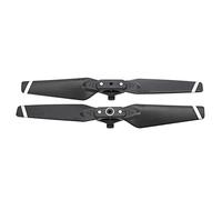 Dilwe Hélice de 2 Uds, Cuchillas Plegables de Liberación Rápida para Spark Drone, con Estabilidad y Diseño Compacto para un Fácil Almacenamiento (Borde Plateado Negro)