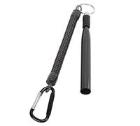 Dilwe Herramienta de Aparejo para Insectos Locos de Aleación de Aluminio para Pescar Cebos Blandos con 100 Anillos Tóricos, Anillos de Goma Duraderos, Fáciles de Usar para Amantes de (Black)