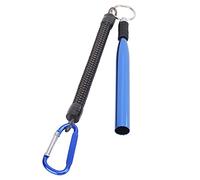 Dilwe Herramienta de Aparejo para Insectos Locos de Aleación de Aluminio para Pescar Cebos Blandos con 100 Anillos Tóricos, Anillos de Goma Duraderos, Fáciles de Usar para Amantes de (Blue)