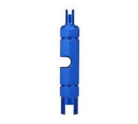 Dilwe Herramienta de Extracción de Válvulas de Bicicleta Válvula Core Removal Tool Multifunción para Presta y Schrader (Azul)