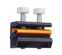 Dilwe Herramienta de Lubricación de Cables de Motocicleta, Engrasador de Cables Ajustable de Doble Tornillo, Lubricador de Aluminio CNC para Motocicleta ATV Dirtbike Scooter (BLACK)