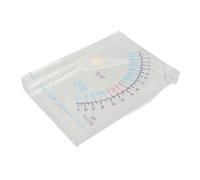 Dilwe Hidrómetro de Plástico para Acuario, Probador Preciso y Duradero para Pruebas de Salinidad de Peceras, Transparente, 4,7 X 3,3 X 0,6 Pulgadas para Acuaristas