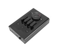 Dilwe Interfaz de Audio con Mezclador, Tarjeta de Sonido en Vivo para Transmisión de Grabación de Podcasts con Monitoreo de Latencia Cero y 4 Efectos de Sonido (BLACK)