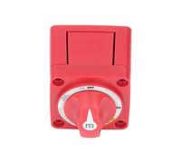 Dilwe Interruptor de Batería ABS Interruptor de Desconexión de Batería de Cobre 300A 12V 24V Circuito Dual 4 Terminales Hacer Antes de la Pausa para Barcos Marinos Yates RV