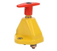 Dilwe Interruptor de Desconexión de BateríA de Automóvil, Interruptor de Desconexión Principal de BateríA de Tornillo de Cobre 300 A 12 V A 48 V con Cubierta Trasera Aislada para Barco, RV, Remolque,